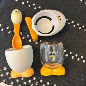 Joie MSC Egghead & Eggy 4-Pc Set: Measuring Cup, Egg Separator, Cup & Spoon